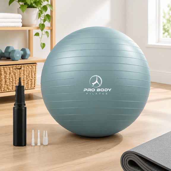 75 cm Anti-Burst Exercise Ball for Yoga, Pilates, and Core Workouts