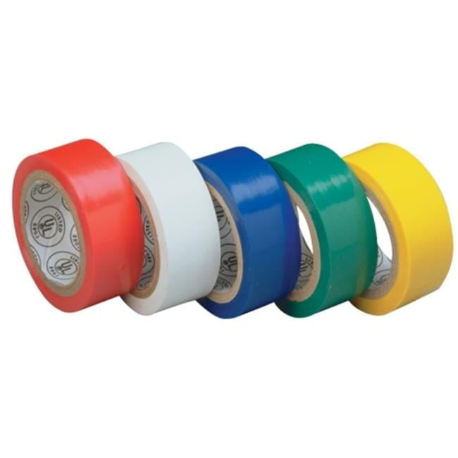 75 in. X 12 ft. Assorted Colors Electrical Tape