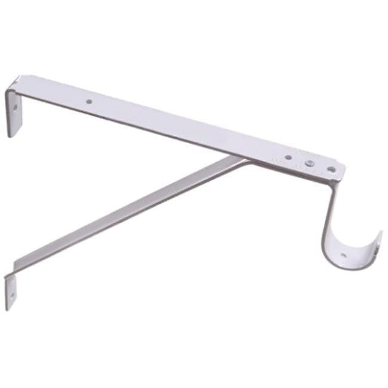 75 lbs Shelf & Closet Rod Bracket, White