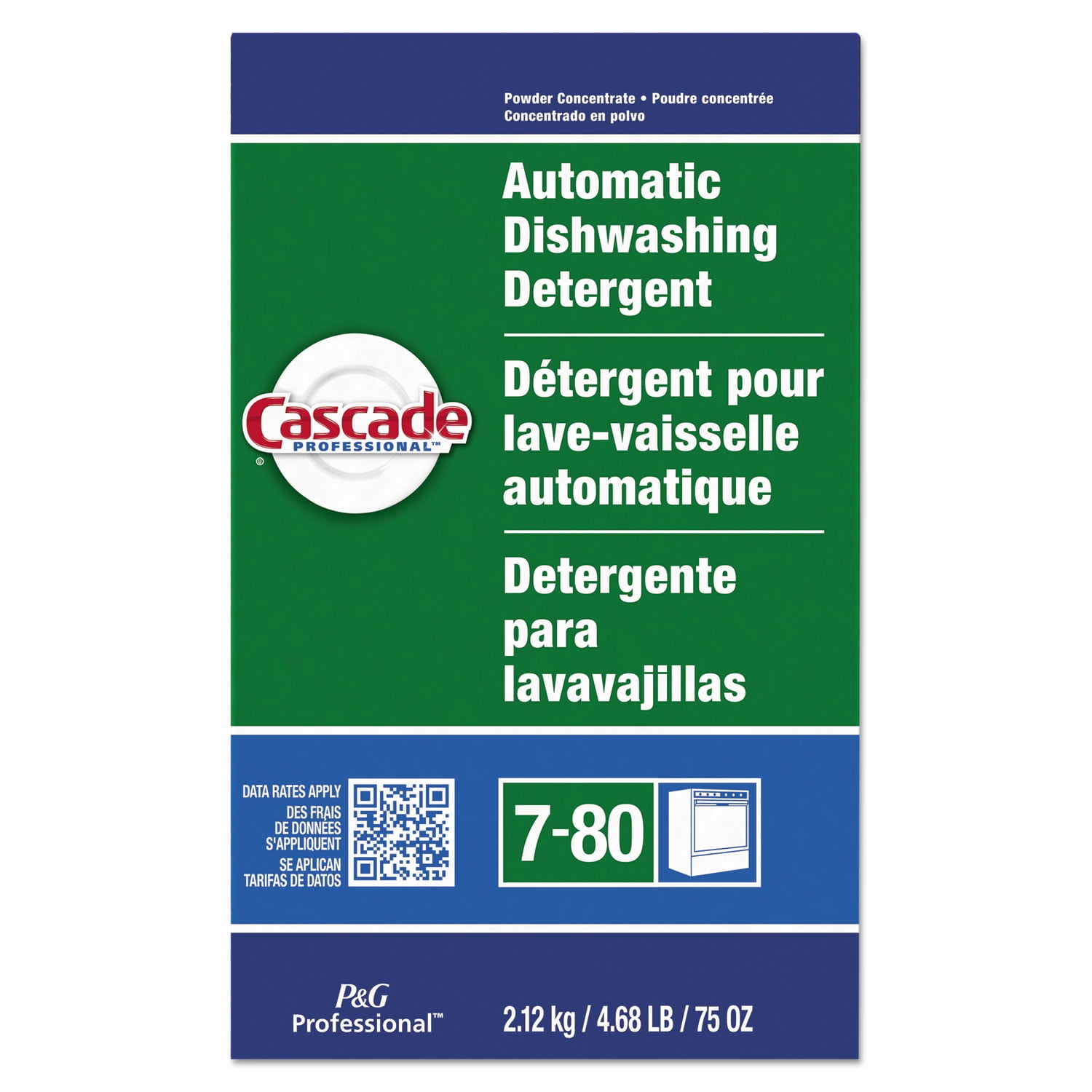 75 oz Box Fresh Scent Automatic Dishwasher Powder (7/Carton)