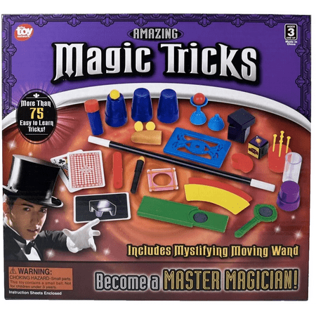 75 pc Magic Tricks Magician Set with Wand