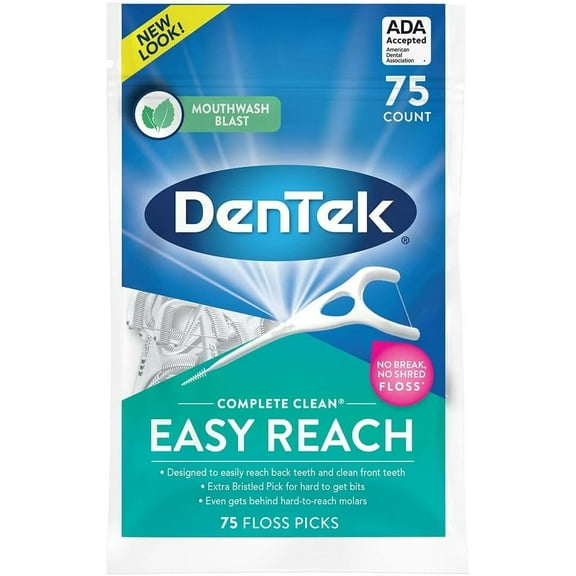 75-piece set of dental floss picks, 3 packs, 225 pieces, very useful, very useful, extremely useful