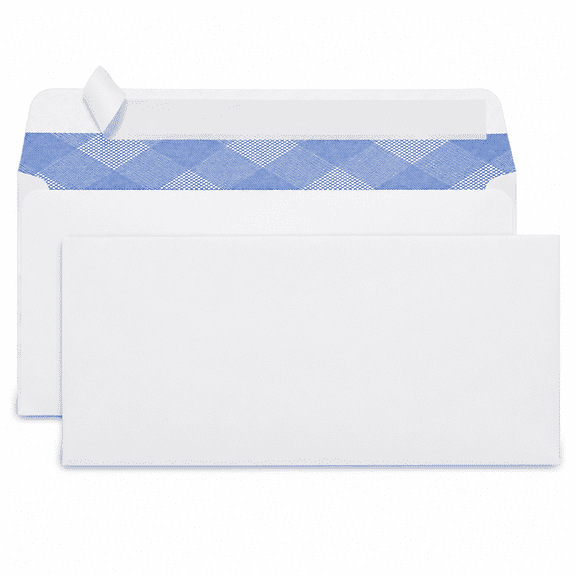 750#10 Security Envelopes Sseal Windowless Tint Pattern For Sebusiness Mailing Invoices And Statements Size 4-1/8 X 9-1/2 Inch -