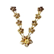 750 Silver Religious Garland / Mala Set - Style#01 Garland Length & Weight 36" Garland L =36-inch Wt. =120grams