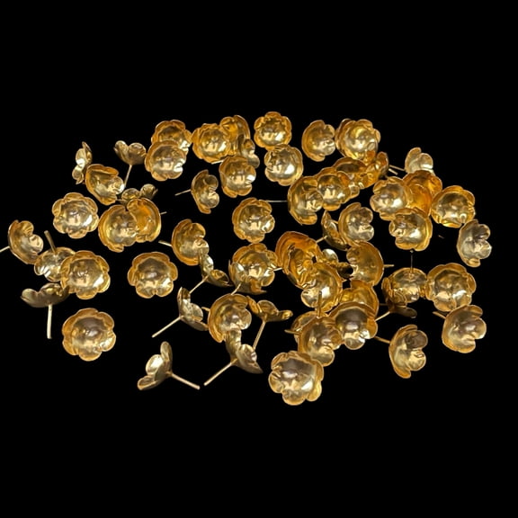 750 Silver Religious Small Flower (Set of 108 Flowers) Set - Style#02