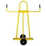 750 lbs Capacity Steel Panel Cart for Drywall, Panel Dolly with 7.5in Brake Wheels, Yellow