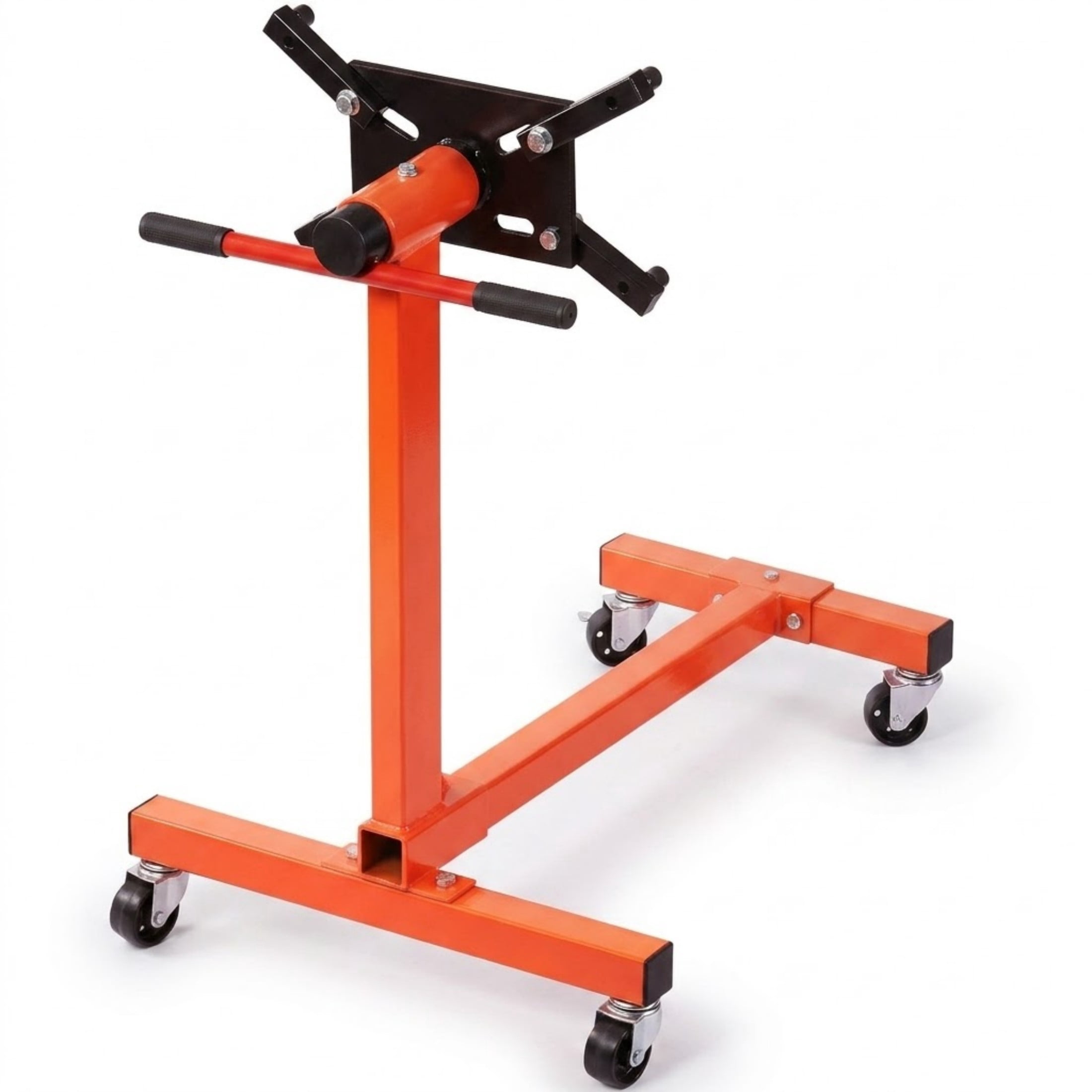 750 lbs Rotating Engine Stand, 3/8 Ton Motor Stand with 360 Degree Adjustable Head and 4 Casters for Auto Repair