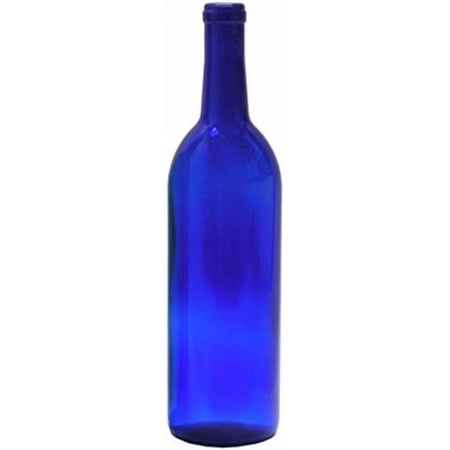 750 ml Cobalt Glass Claret/Bordeaux Bottles (12 per case)