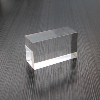 .750" thick Clear Acrylic/Lucite/Plexiglass Blocks, Bases and Risers