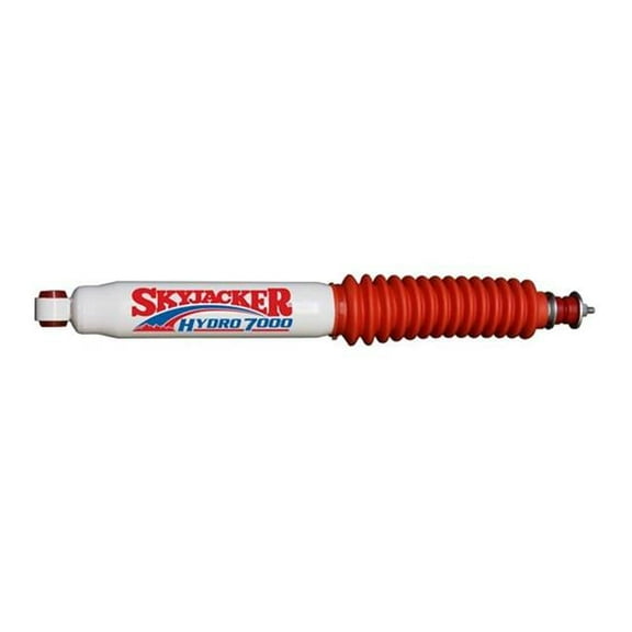 7500 Single Steering Stabilizer, White With Red Boot