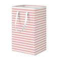75000ml Laundry Basket with Double Handle Striped Printing Collapsible