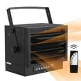 thumbnail image 1 of 7500W Electric Garage Heater, 240v Ceiling Mount Garage Space Heater with Remote Control, Fan-Forced, Overheat Protection, Digital Thermostat, 12-Hour Timer, Ideal for Garage & Workshop, 1 of 7