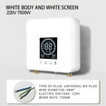 7500W Tankless Hot Water Heater Shower Electric Portable Instant Boiler