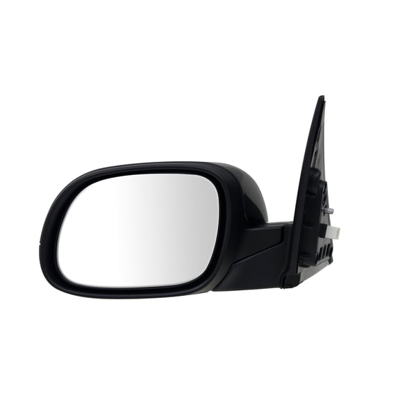 75032K - Fit System Driver Side Mirror for 14-18 Kia Soul, textured black w/ PTM cover, foldaway, Driver Side, Heated Power