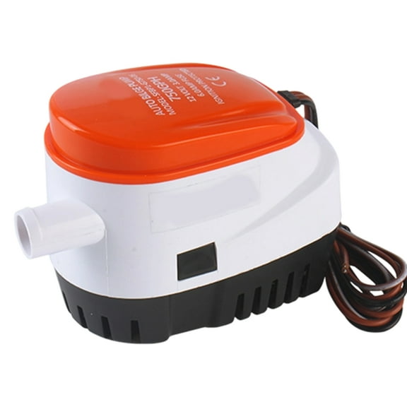 750GPH/1100GPH Automatic Water Pumps Bilge Pumps for Yacht 1-1/8in Outlet Auto Bilge Pumps High Efficiency