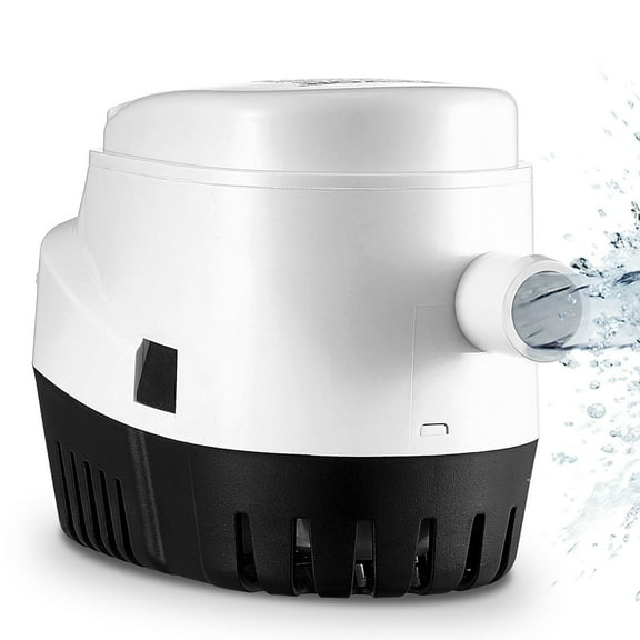 750GPH 12V Automatic Submersible Bilge Pump with Float Switch 0.7 Inch Outlet for Boat Pool Pond Basement Marine Use