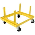 thumbnail image 1 of 750LB Heavy-Duty Rolling Engine Stand, Adjustable Width & Length with 2pc Buckle Straps – Sturdy Steel Construction for Garage Maintenance & DIY Workshops, 1 of 9