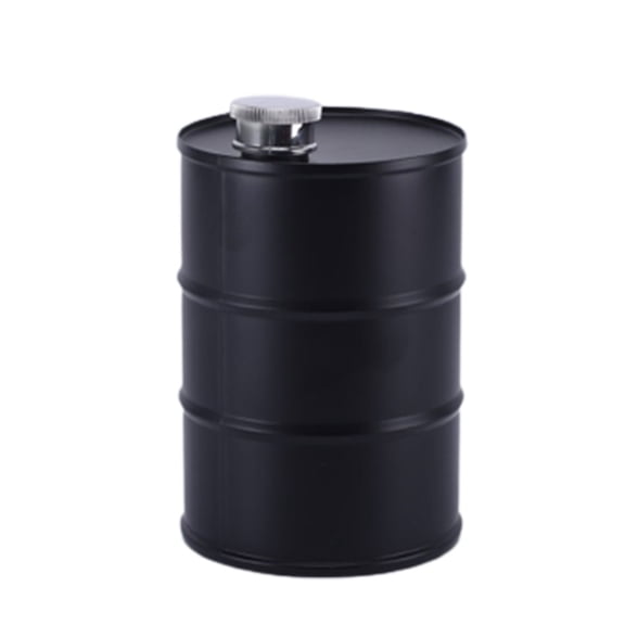 750ML Barrel Shaped Wine Flasks Portable Outdoor Whiskey Beer Pot Hip Flask