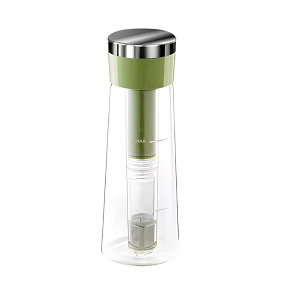 750ML Manual Cold Brew Coffee Maker Press Type Iced Tea Infuser Pitcher With Removable Filter Summer Portable Coffeeware Pot