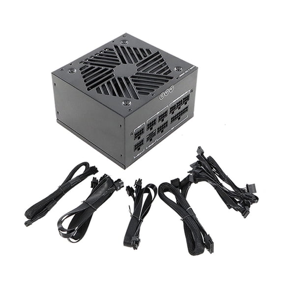 750W 12CM Double CPU Cooling Fan 180-240V Video Game Computer Power Supply Gaming PC Power Supply Computer Mining