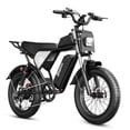 thumbnail image 1 of 750W 28Mph Electric Bike, 48V 25Ah 80Miles,20" Fat Tire Mountain Bike for Adults,Disc Brakes cTUVus Certified,Class 3, 1 of 8
