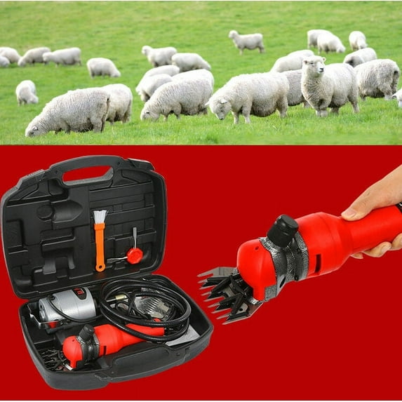 750W Electric Flexible Shaft Sheep Goat Shearing Machine Wool Clipper Shear Cutter 220V
