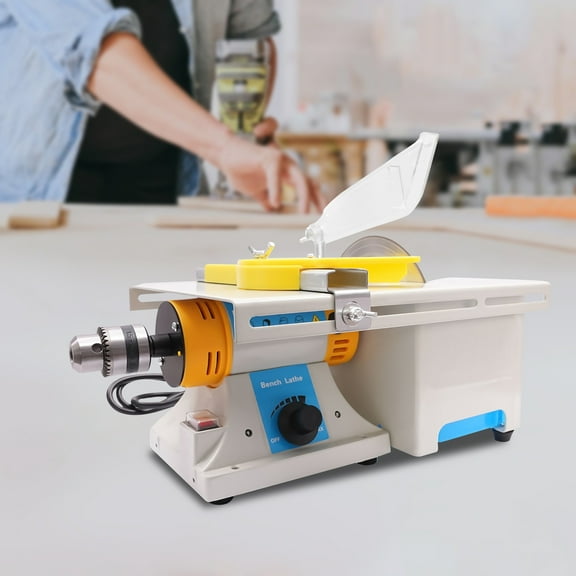 750W Table Saw with Variable Speed Control, Complete Woodworking Kit with Accessories for Cutting, Grinding, and Polishing