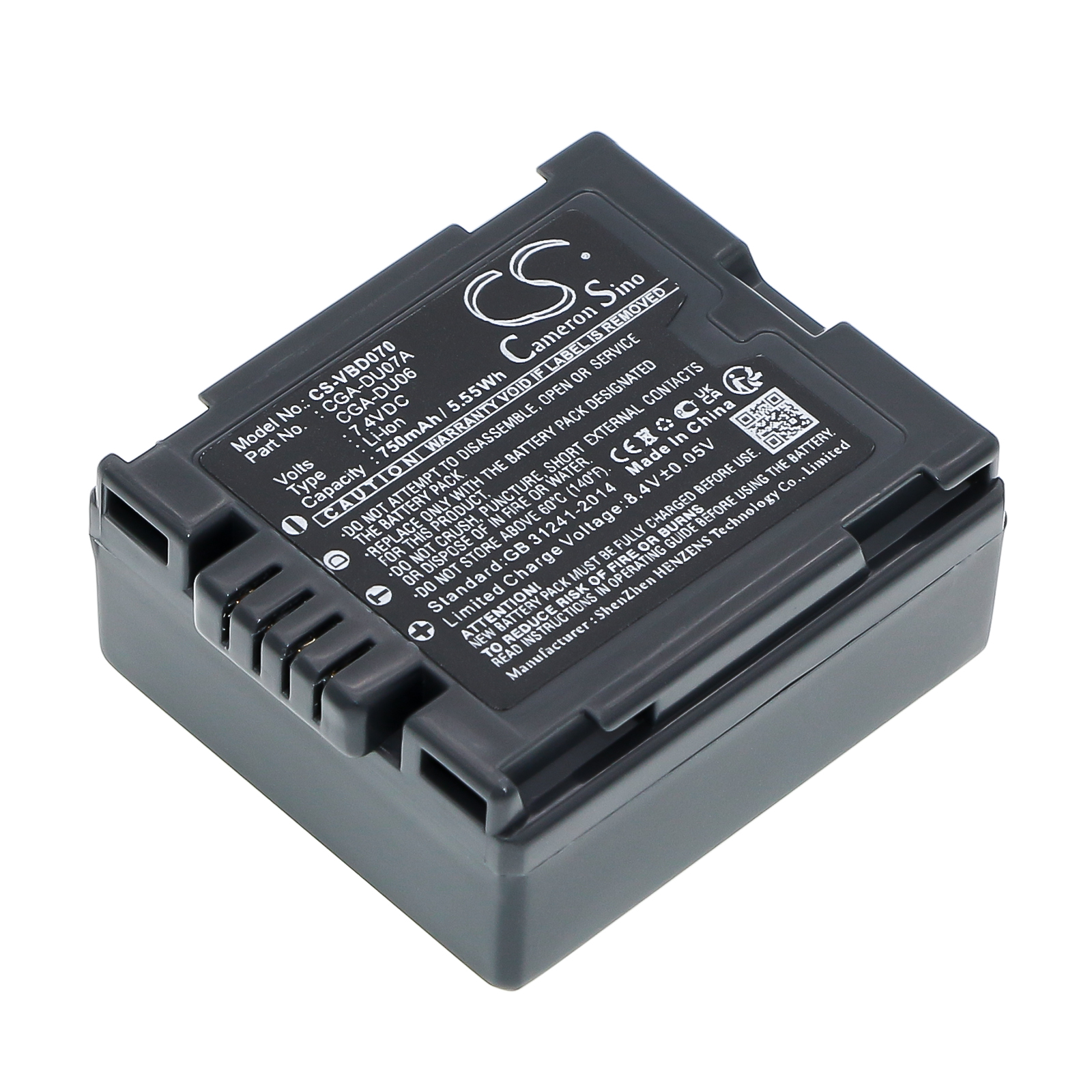 EXTENSILO - 1x Batteria Sostituisce Panasonic Vw-vbg6, Vw-vbg6-k, Vw