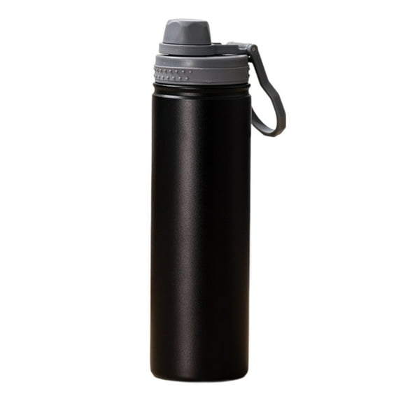 750ml Stainless Steel Tumbler with Space Design 5-Layer Vacuum Insulation Leakproof Lid Hot Cold Drink Cup for Commuting