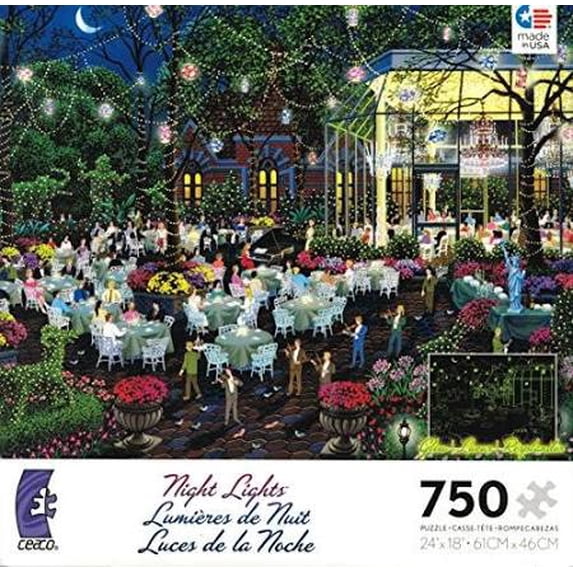 750pc Night Lights Glow Puzzle