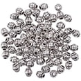thumbnail image 1 of 750pcs Lantern Spacer Beads Antique Silver Barrel Beads Tibetan Alloy Corrugated Jewelry Bead Charm Metal Pumpkin Loose Bead Spacers for Bracelet Necklace Jewelry Making(4mm Hole: 1mm), 1 of 9