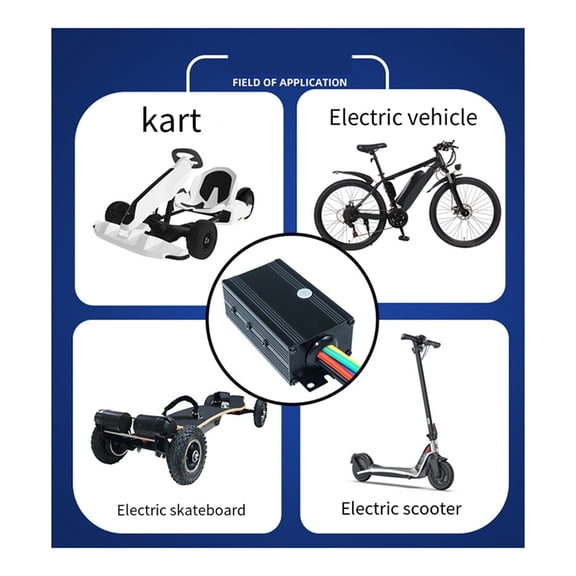 75100 Single Drive ESC 75V 100A Brushless Sensor Motor for Electric Skateboard/Ebike, Electric Vehicle Controller