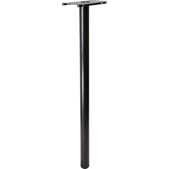 7516B-10 Pacifica In-Ground Steel Mailbox Post, Alloy Steel, One Size, Black