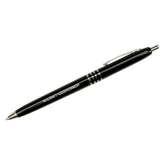 - 7520009357136 - U.. Government Pen - Medium Point - Black - 12 units