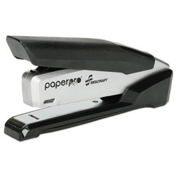 752001 ACI 1110 Spring-Powered Stapler  25 Sheet - Black & Silver