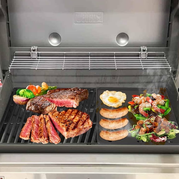 7524 Reversible Cast Iron Griddle for Grill Parts 300 SER, E330, S330 E/S-320 Parts, BBQ Griddle Insert for Replacement 7528 7566 65937 82184 Grill Accessories,1PC