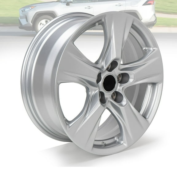 75240 17"x7" Replacement Alloy Wheel Rim Silver for 2019-2025 Toyota RAV4