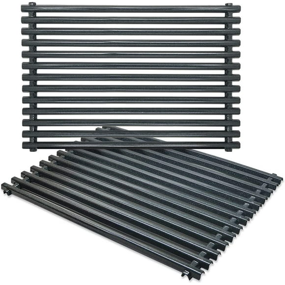 7525 Porcelain Enameled Grates (17.4 x 11.8 x 0.25) for Weber Spirit 300 Series, Spirit 700, Genesis Silver Gold B/C Replacement Weber 7525 Grates