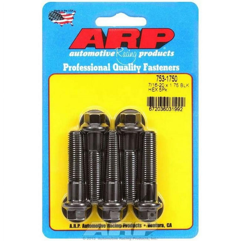 ARP Bolt Kit - 6pt (5) 7/16-20 x 1.750 ARP Bolt Kit - 6pt (5) 7/16-20 x 1.750