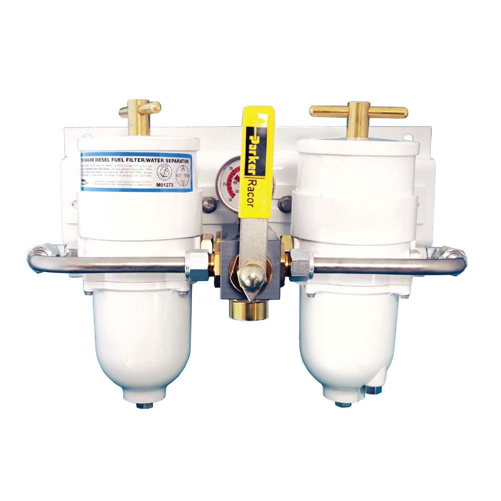 [75500MAXM2]Parker Racor MAX-DUAL FF/WS-ROTARY VALVE - Walmart.com
