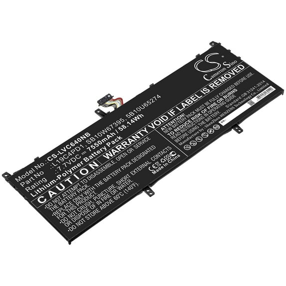 7550mAh SB10W67395 5B10U65274 L19C4PD1 L19D4PD1 5B10U65275 Battery for Lenovo Yoga C640 13IML Yoga C640 13