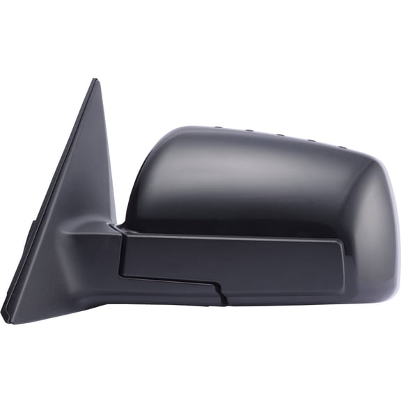 75514K - Fit System Driver Side Mirror for 10-11 Kia Soul, black PTM, foldaway, Heated Power
