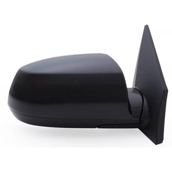 75527K - Fit System Passenger Side Mirror for 06-09 Kia Rio 5 Wagon/ Rio Sedan, black, PTM cover, chrome lens, foldaway, Heated Power