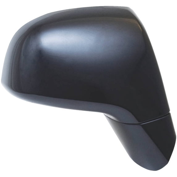 75535K - Fit System Passenger Side Mirror for 07-12 Kia Rondo Hatchback EX, LX, black PTM, foldaway, Heated Power