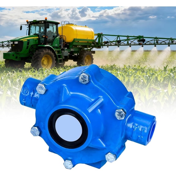 7560C cast iron 8 roller pump compatible with Hypro 7560C 8 Roller Pump, 22.5GPM, 300PSI max pressure, with standard 3/4" NPT, 15/16" solid shaft for agricultural industry