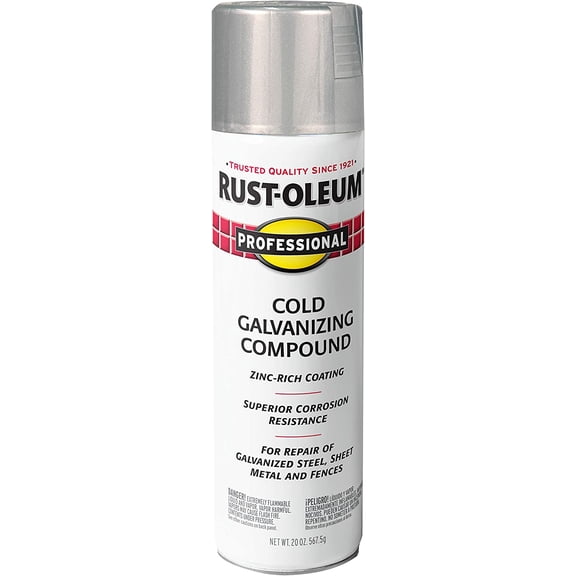 7585838 Cold Gray Professional Galvanizing Compound Spray, 20 Oz