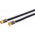 thumbnail image 1 of RG6 Quad-Shield Coax Cable 20-pack of 75ft F-Type Male Ext, Indoor/Outdoor, for HDTV/Cable/Sat/Antenna A/V, Black (Cables Direct Online), 1 of 6