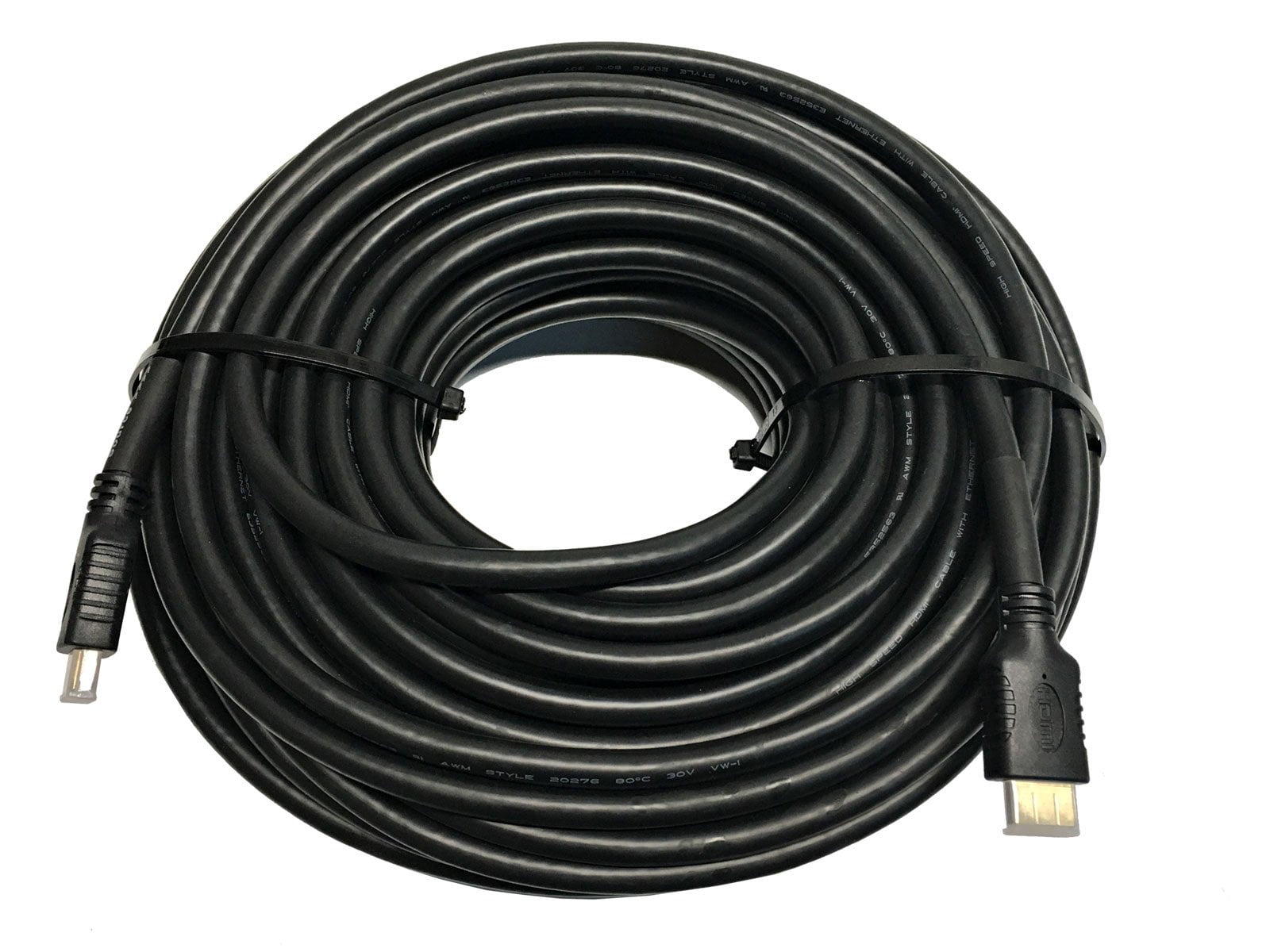 75Ft (75 Feet) HDMI Cable 1080P Ultra HDMI Cable 2.0V with Built-in Signal  Booster CL3 Rated 26AWG 