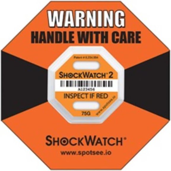 75G Impact Indicator - Orange - Small - Tamper-Proof Tracking