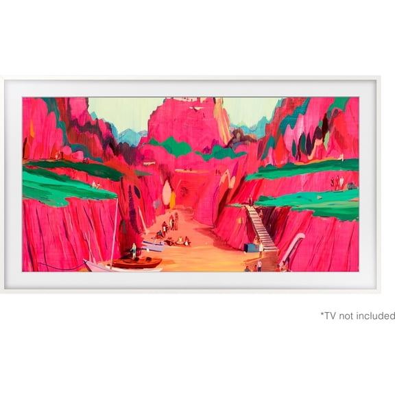 Samsung 75" The Frame Customizable Bezel, Modern White - VG-SCFF75WTBZA (2025)